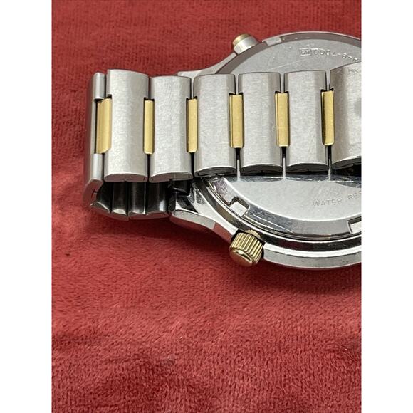 Vtg Seiko 7A48-7000 Watch Sports 100 Moonphase Original Bracelet Chronograph 103 - Picture 12 of 13